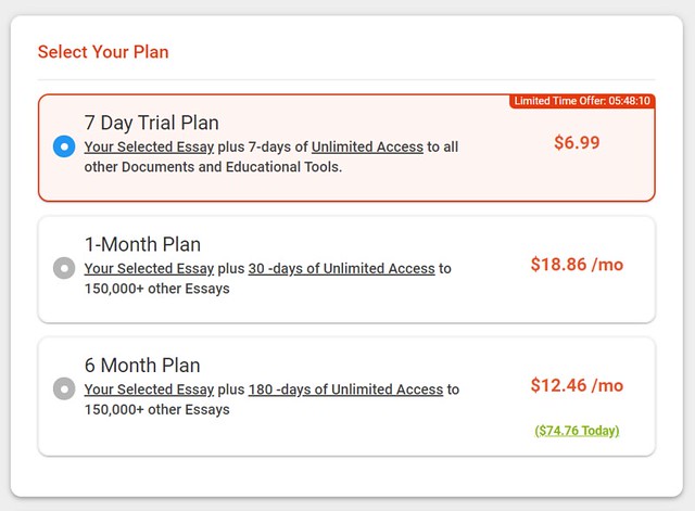 On AceYourPaper.com, you can buy a monthly subscription and get access to the sample library or order your paper.